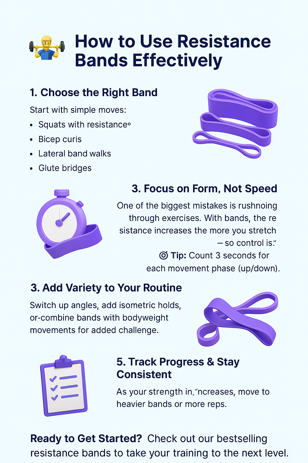How to use resistance bands – beginner guide by FitGearStore